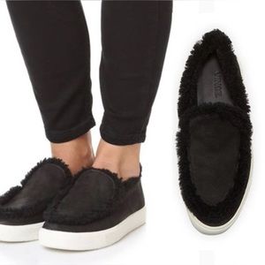 VINCE Carlen Shearling Slip on Sneakers
